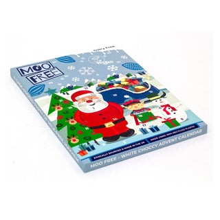 Moo Free Children's Dairy-Free White Chocolate Advent Calendar | Vegan & Gluten-Free 70g