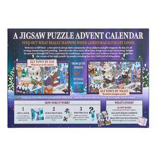 Night Out at the North Pole Jigsaw Puzzle Advent Calendar, 24 Festive Puzzles