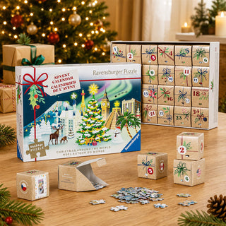 Ravensburger Puzzle Advent Calendar, Christmas Around the World Jigsaw - 1296 Piece