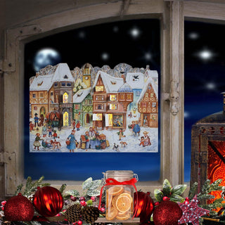 Marketplace Christmas Advent Calendar | Traditional Picture Advent Calendar