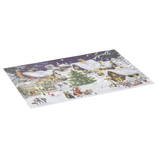Village on the Hill Christmas Advent Calendar, A4 Traditional Picture Calendar