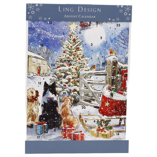 A Visit From Father Christmas Advent Calendar, 33.5cm Picture Countdown
