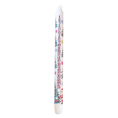 Countdown To Christmas Advent Candle | Advent Christmas Candle - Christmas Tree
