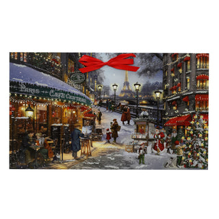 Romantic Christmas in Paris, Large Christmas Advent Calendar, 58x34cm