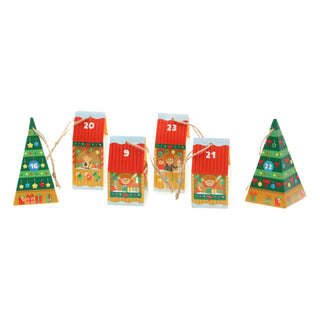 Loacker Advent Calendar with DIY Christmas Decorations, 24 Treats & Village