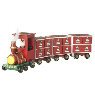 Santa Express Train Christmas Advent Calendar | Wooden Train Advent Calendar