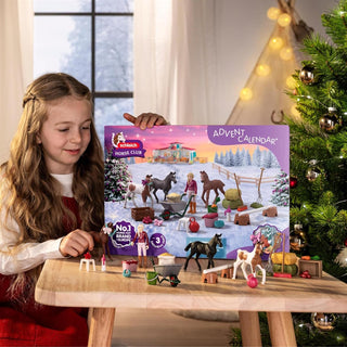Schleich Horse Club Toy Advent Calendar, Horse Advent Calendar 2025, 34 Pieces