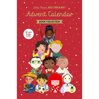 Book Advent Calendar, 24 Mini Children's Christmas Books and Biographies