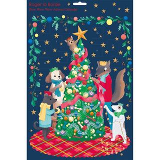 Bow Wow Wow Christmas Advent Calendar, 42cm Picture Dog Advent Calendar
