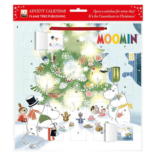 Moomin Christmas Comes to Moominvalley Advent Calendar with Stickers, 30cm