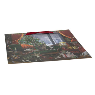 Cats at Christmas Advent Calendar | Advent Calendar with 24 Cat Scenes & Glitter