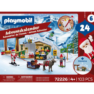 Playmobil Advent Calendar, At The North Pole 24 Door Christmas Calendar Age 4+