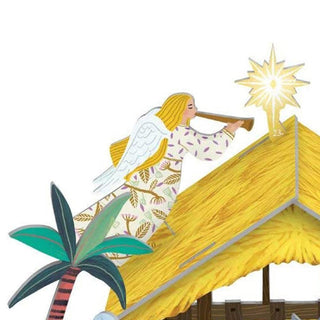 Away In A Manger 3D Pop & Slot Freestanding Nativity Christmas Advent Calendar