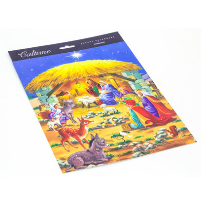 Traditional Christmas Advent Calendar Nativity Scene | Picture Advent Calendar