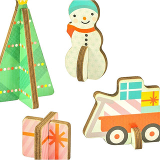 Childrens Christmas Advent Calendar House | Kids 3D Pop - Up Playset with Figures