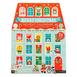 Childrens Christmas Advent Calendar House | Kids 3D Pop - Up Playset with Figures