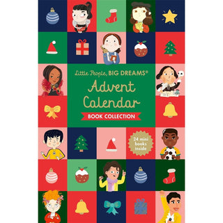 Christmas Book Advent Calendar, 24 Mini Notable People Books for Kids
