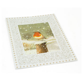Christmas Robin Advent Calendar | Traditional Winter Scene with 24 Festive Doors