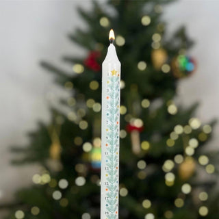 Christmas Tree Christmas Advent Candle | Advent Christmas Candle - 23cm