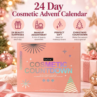 Cosmetic Christmas Advent Calendar, 24 Day Pink Beauty Makeup Countdown