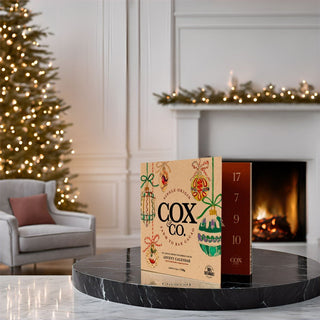 Cox & Co. 60% Single - Origin Dark Chocolate Christmas Advent Calendar for Adults