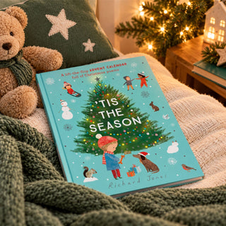 ’Tis the Season Lift-the-Flap Christmas Advent Calendar Book, Festive Poems