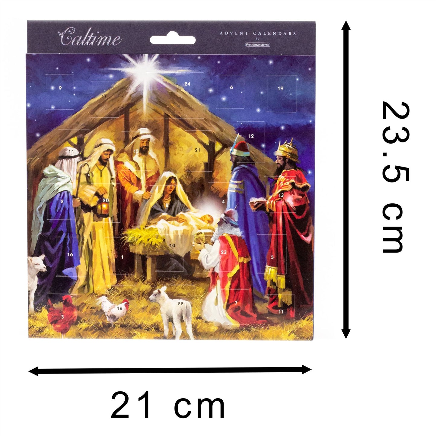 Traditional Christmas Advent Calendar Nativity Scene | Picture Advent Calendar
