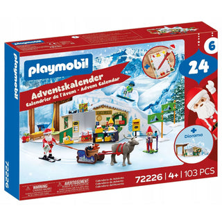 Playmobil Advent Calendar, At The North Pole 24 Door Christmas Calendar Age 4+