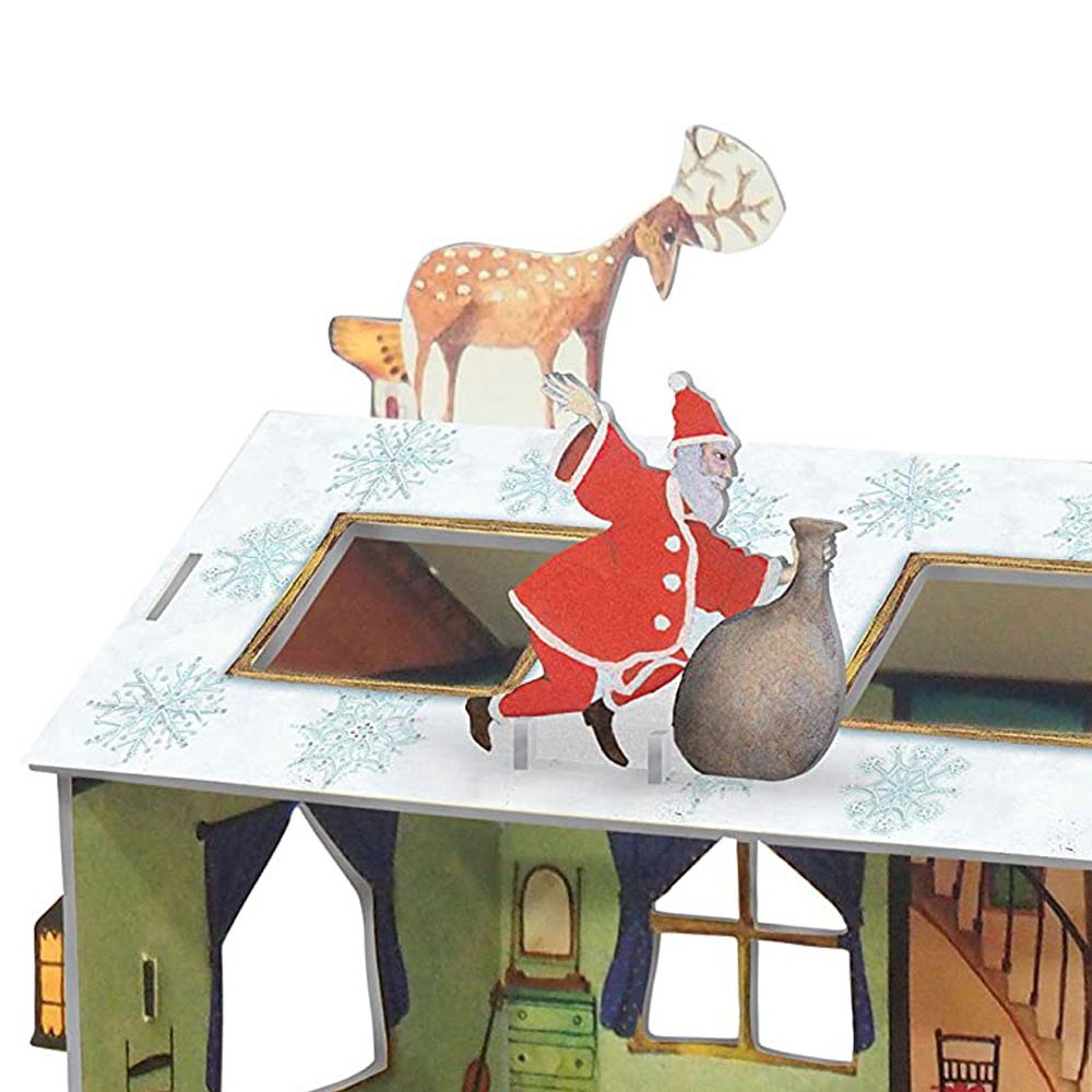 The Night Before Christmas 3D Pop & Slot Freestanding Christmas Advent Calendar
