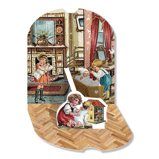 Deluxe Red Christmas House with 24 Pop - Up Scenes Extra Large 3D Advent Calendar