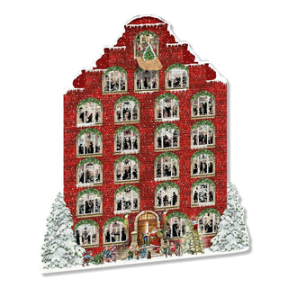 Deluxe Red Christmas House with 24 Pop - Up Scenes Extra Large 3D Advent Calendar