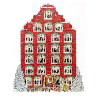 Deluxe Red Christmas House with 24 Pop - Up Scenes Extra Large 3D Advent Calendar