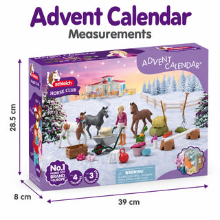 Schleich Horse Club Toy Advent Calendar, Horse Advent Calendar 2025, 34 Pieces