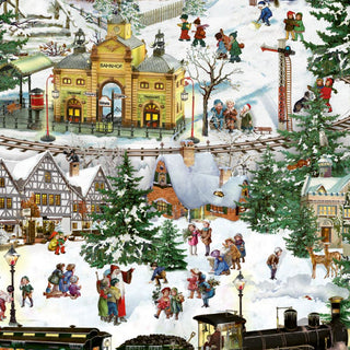 Christmas Advent Calendar The Christmas Railway Train | Picture Advent Calendar