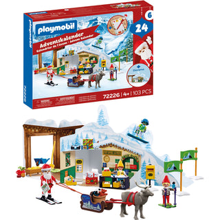 Playmobil Advent Calendar, At The North Pole 24 Door Christmas Calendar Age 4+