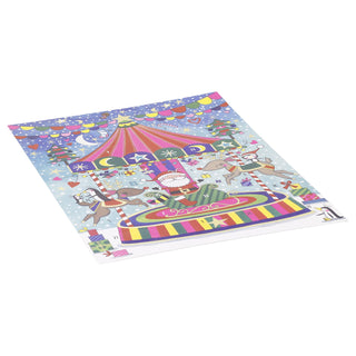Christmas Carousel Advent Calendar, 33cm Merry-Go-Round Picture Calendar