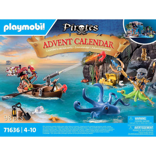 Playmobil Pirates - Children Pirate Toy Kids Christmas Advent Calendar