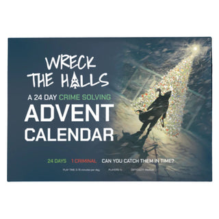 Wreck the Halls Crime Solving Christmas Advent Calendar, Escape Room Puzzles
