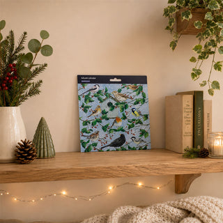 Winter Birds Traditional Christmas Picture Advent Calendar, 24 Door Calendar