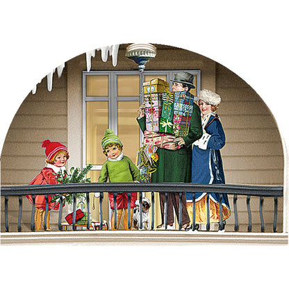 Freestanding Christmas Advent Calendar The Christmas Shops | 3D Advent Calendar