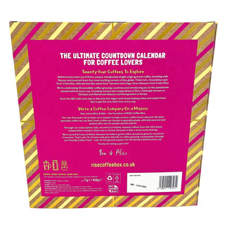 Rise Coffee Advent Calendar 2026, 24 Ground Single-Origin Speciality Coffee