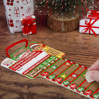 Elf Scratch - off Christmas Advent Calendar | Advent Good Behaviour Chart for Kids