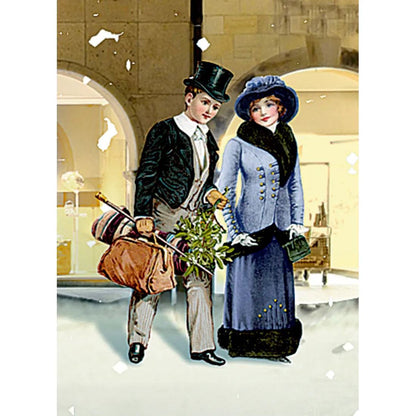 Christmas Advent Calendar Wintry City | Traditional Picture Advent Calendar