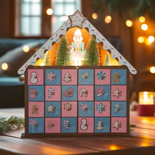 Nutcracker Candy LED Christmas Advent Calendar | Fill Our Own Advent Calendar