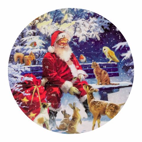 Christmas Advent Calendar Father Christmas | Traditional Picture Advent Calendar