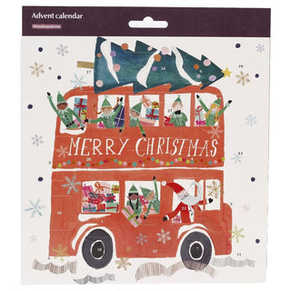 Festive Ride Traditional Picture Christmas Advent Calendar, 24 Door