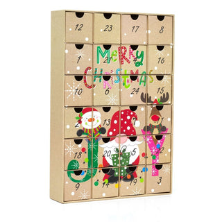 Fill Your Own Christmas Advent Calendar | Large Reusable Advent Calendar 38x26cm