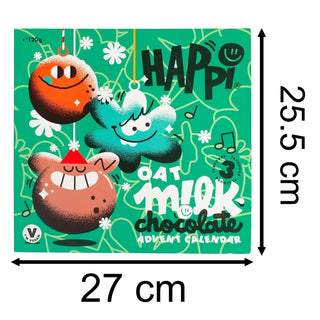 HAPPi Oat Milk Chocolate Advent Calendar | Vegan Christmas Advent Calendar