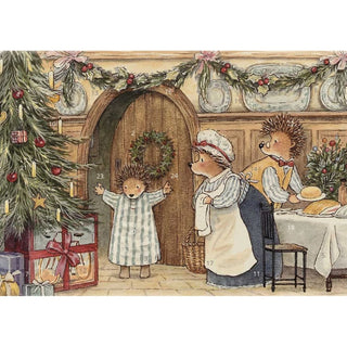 Hedgehog Christmas Advent Calendar | Traditional Picture Advent Calendar