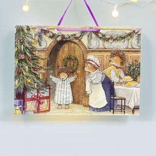 Hedgehog Christmas Advent Calendar | Traditional Picture Advent Calendar
